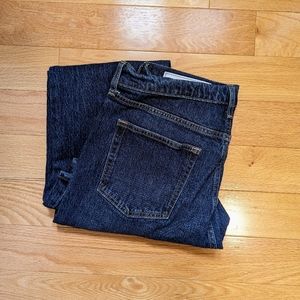 Gap high rise cheeky straight jeans with washwell
